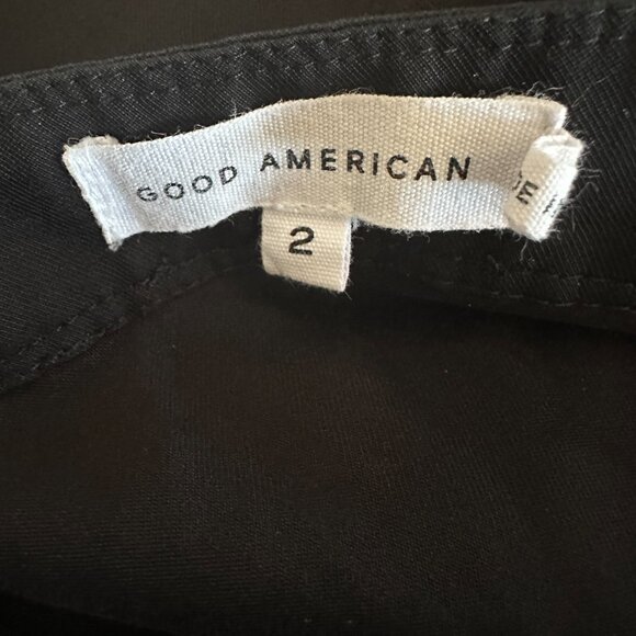 GOOD AMERICAN Black Wrap Bodysuit Size Medium - Picture 2 of 6